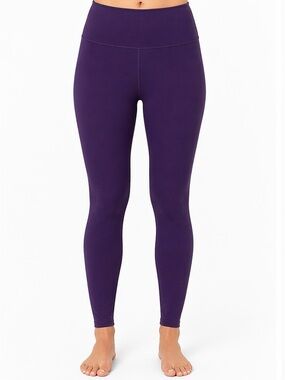 High-Waist Purple Leggings